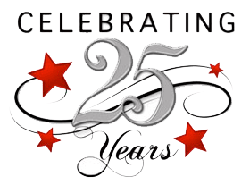 25 year annv logo