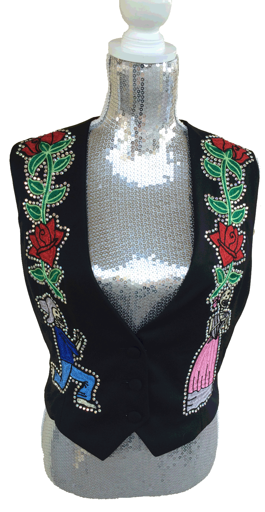 Rickrageous Black Vest Front