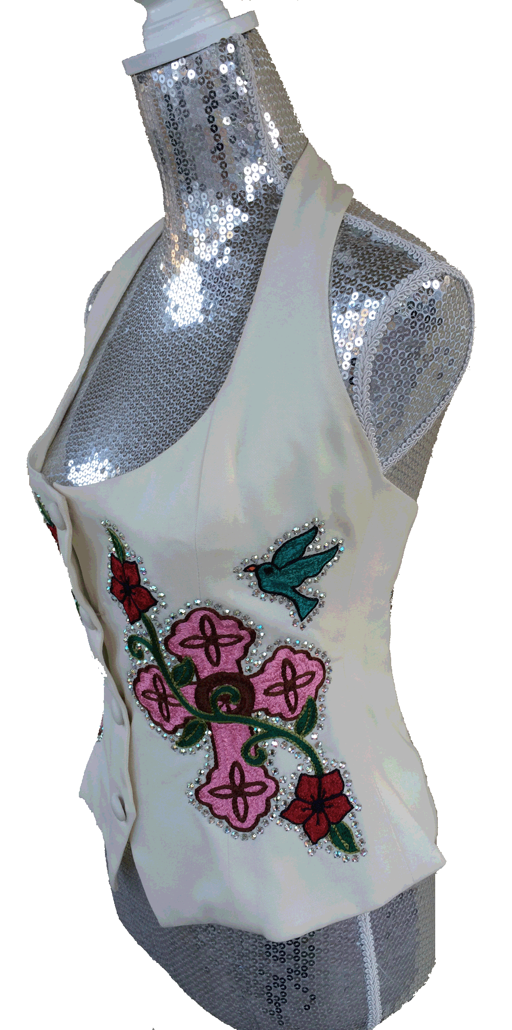 Rickrageous Halter Vest Side